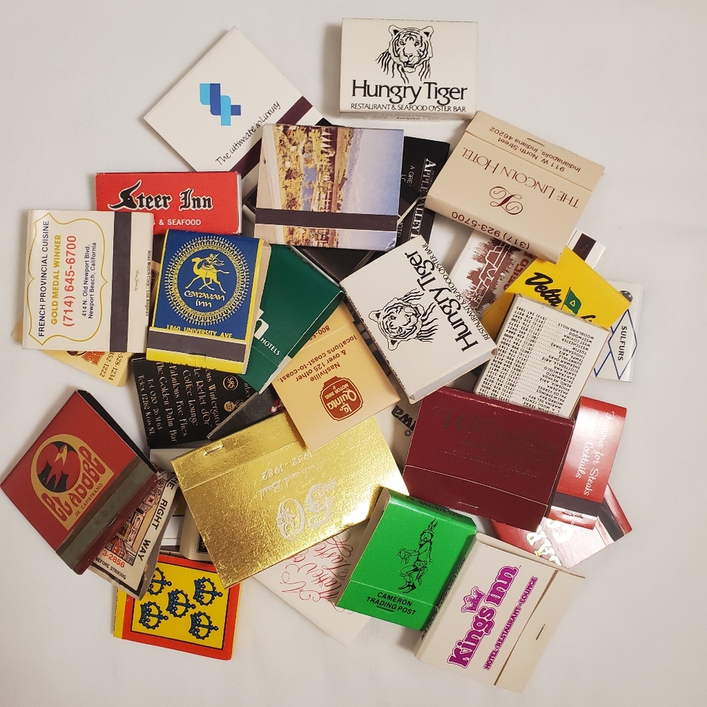 Mystery Vintage Match Book/Box